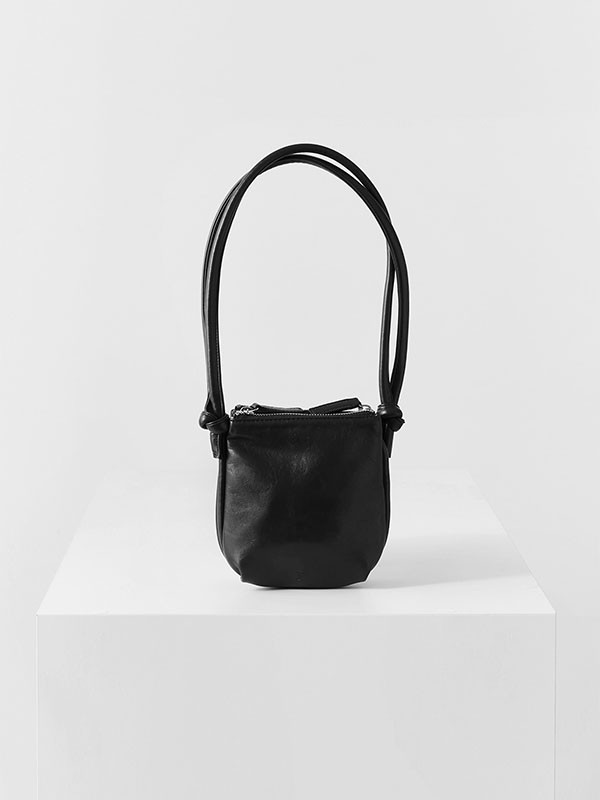 mini layered bag (black)