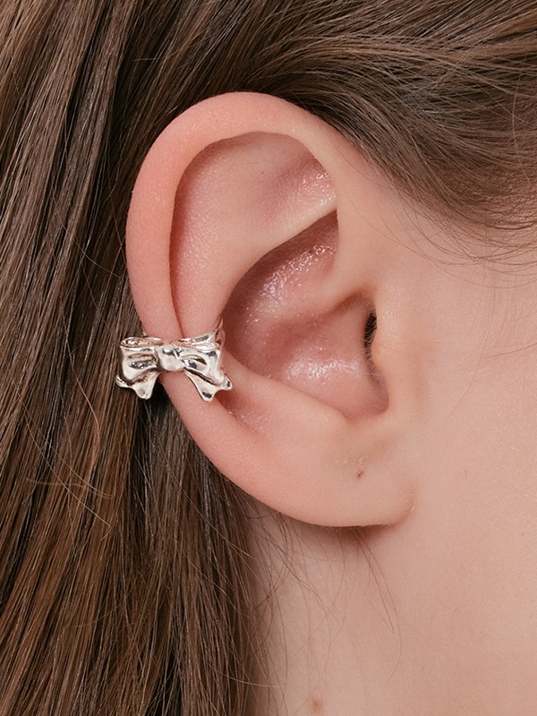 Silky Ribbon Ear Cuff