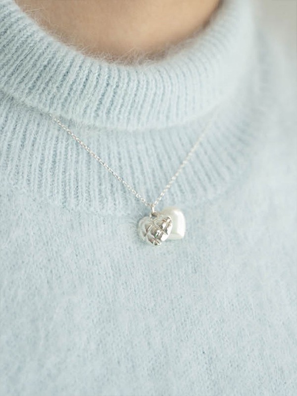 Cushion Heart Necklace