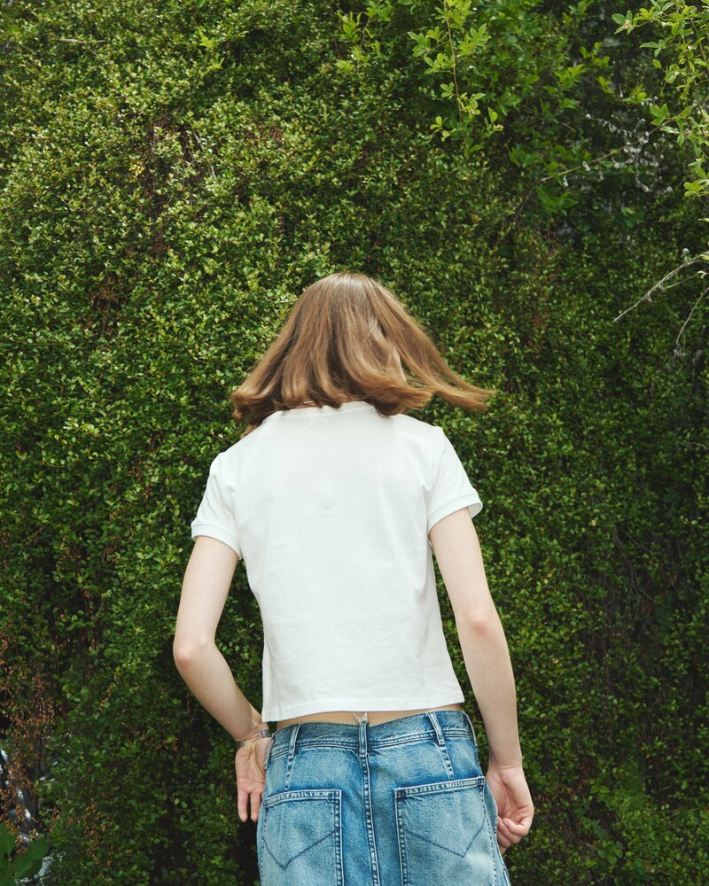 Crop Happy Cats Tee_White