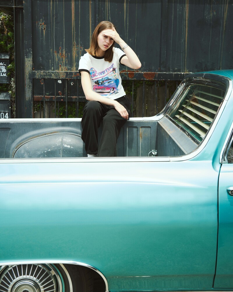 Crop Pinkrod Tee_White