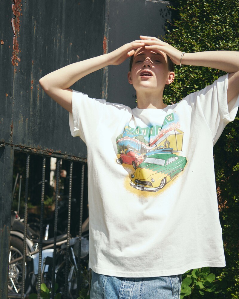 Hotrod Tee_White