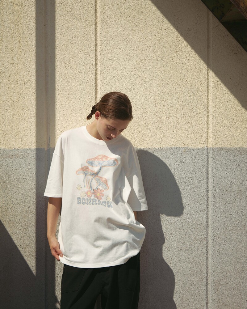 Mushroom Tee_White