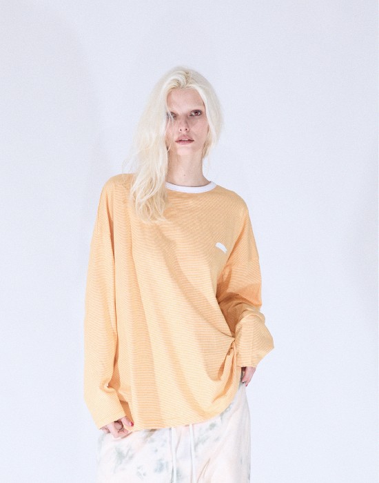 NEW SYMBOL STRIPED L/SLV