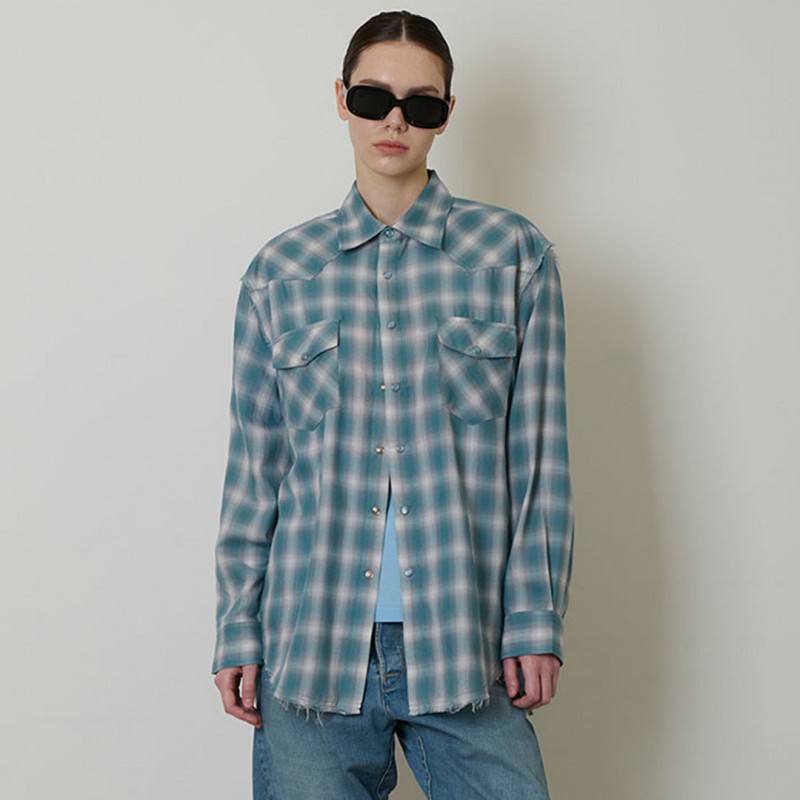 Kurt 3 Flannel Shirt (Teal Green)