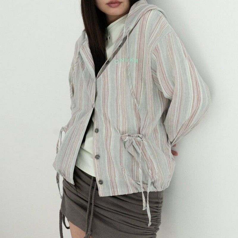 BREEZE POCKET HOODIE SHIRT (GREY)