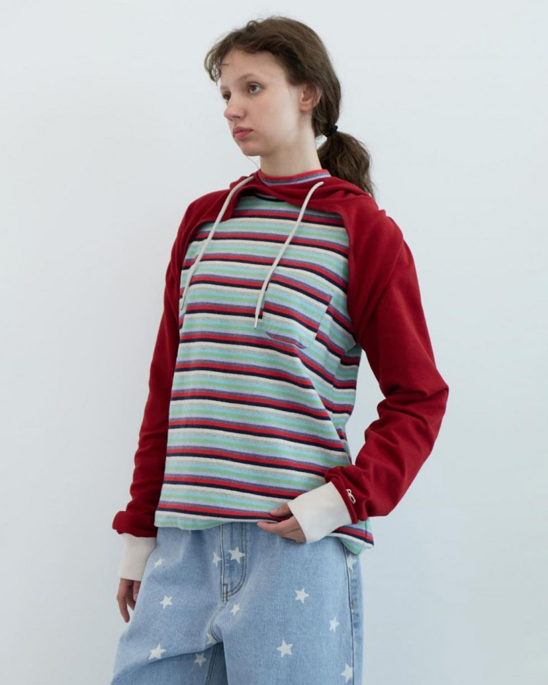 Hooded Muffler (Red)