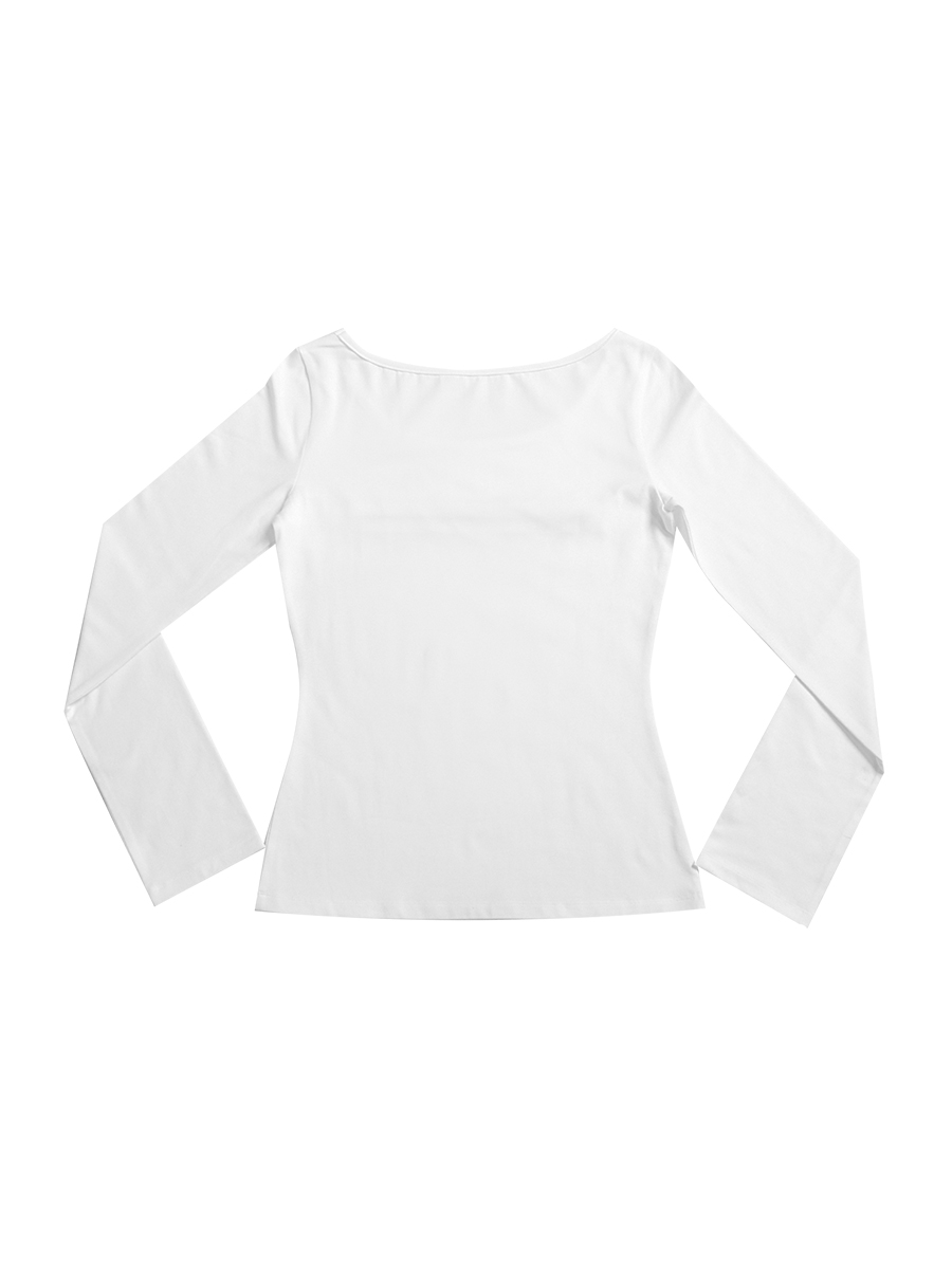 アンジップロゴTシャツ(Cursive ver.) #ホワイト | Darling You Are Bad | HANA(ハナ) #2