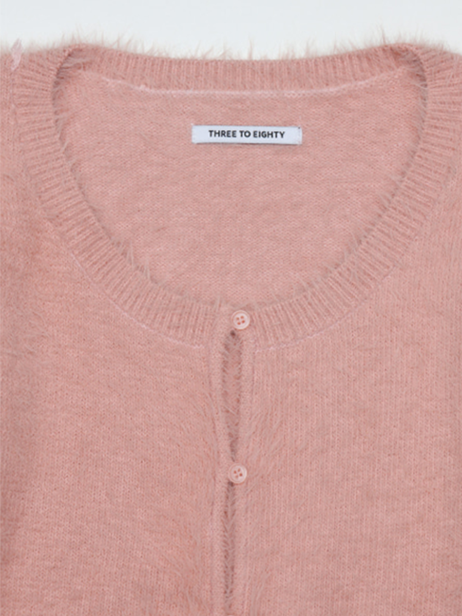 ヘアリーカーディガン (ピンク) | THREE TO EIGHTY | HANA(ハナ) #4