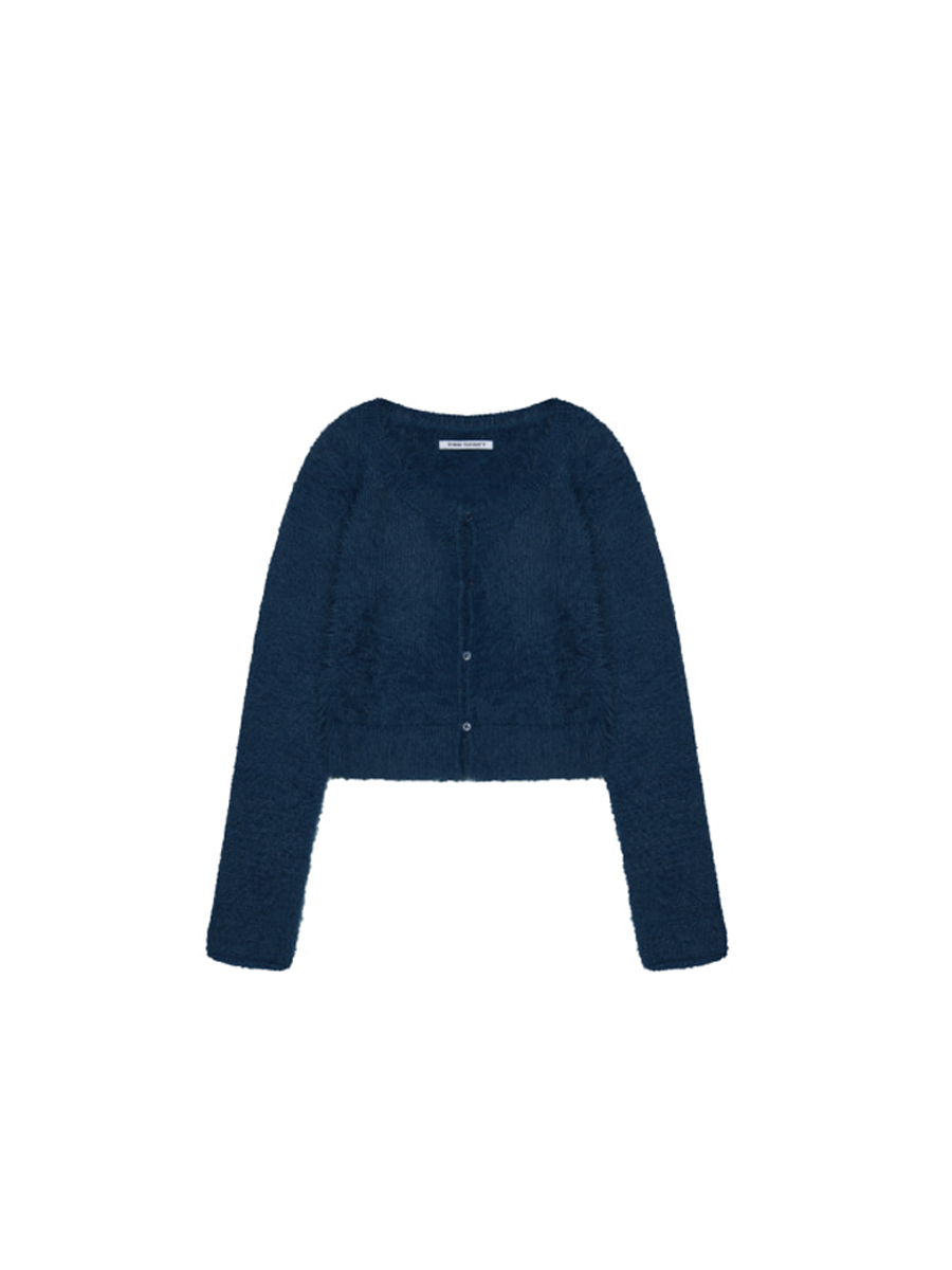 ヘアリーカーディガン (ペールブルー) | THREE TO EIGHTY | HANA(ハナ) #6