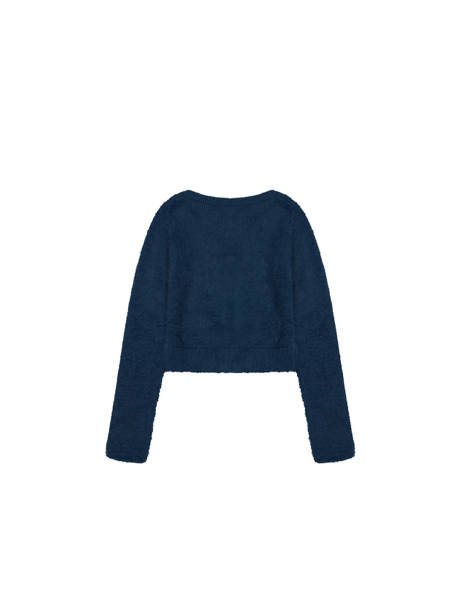 ヘアリーカーディガン (ペールブルー) | THREE TO EIGHTY | HANA(ハナ) #7