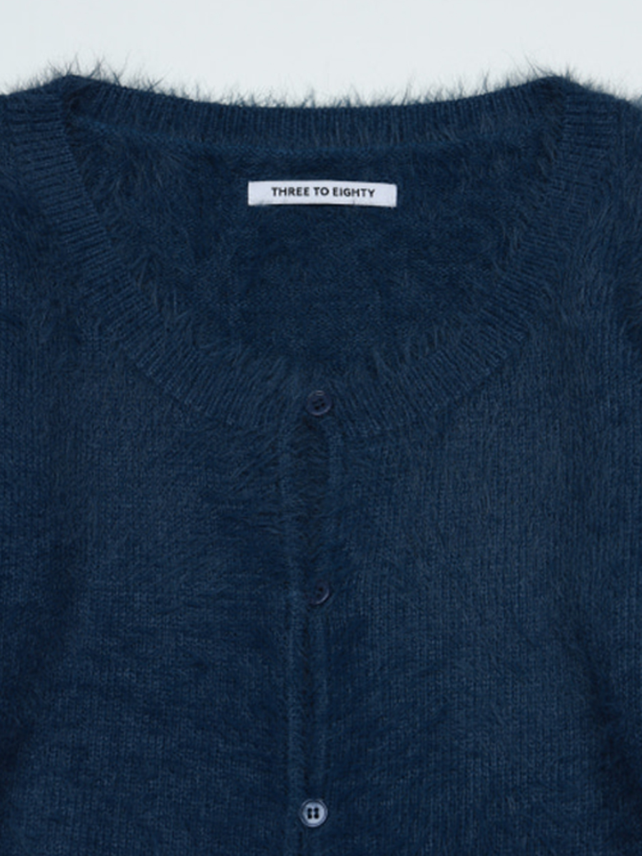 ヘアリーカーディガン (ペールブルー) | THREE TO EIGHTY | HANA(ハナ) #8