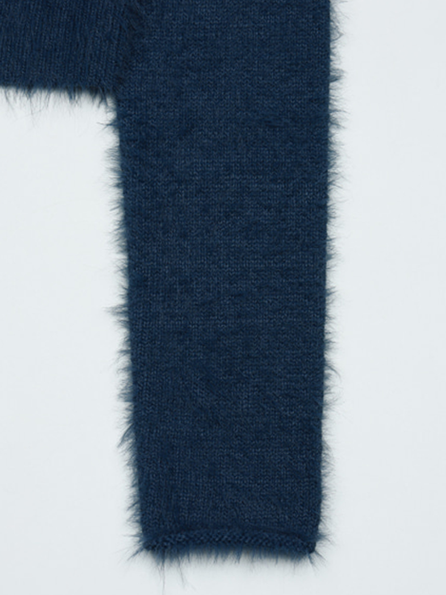 ヘアリーカーディガン (ペールブルー) | THREE TO EIGHTY | HANA(ハナ) #10