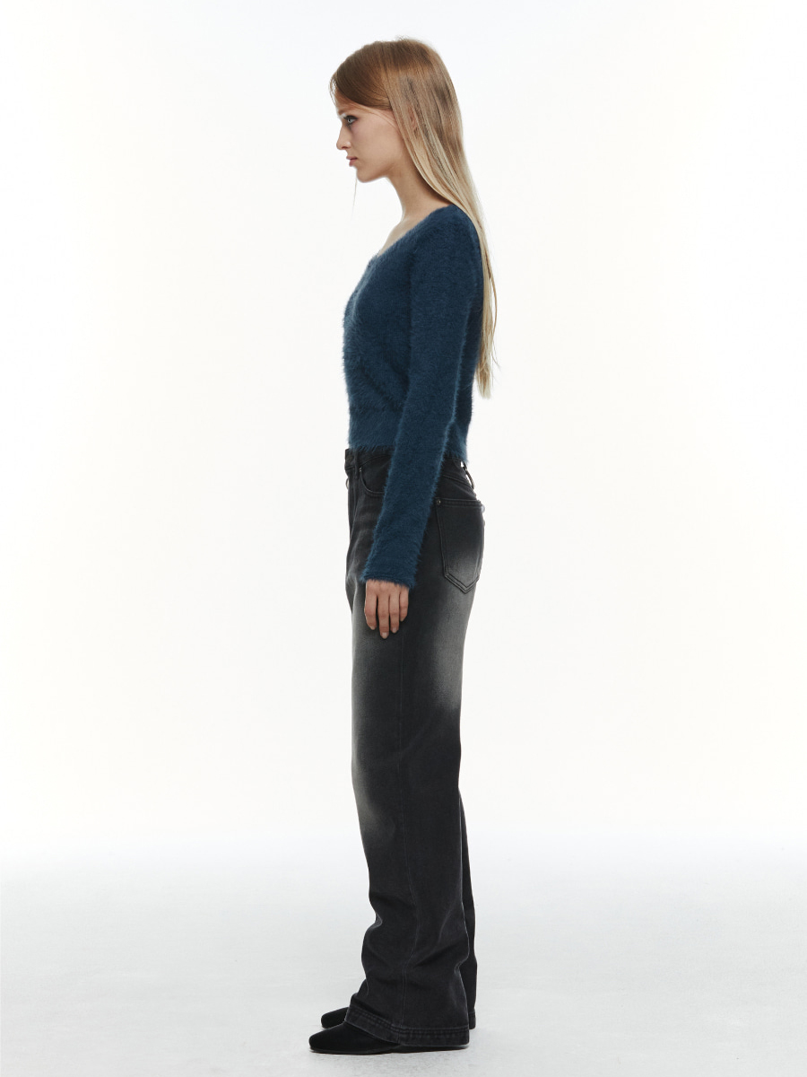 ヘアリーカーディガン (ペールブルー) | THREE TO EIGHTY | HANA(ハナ) #3