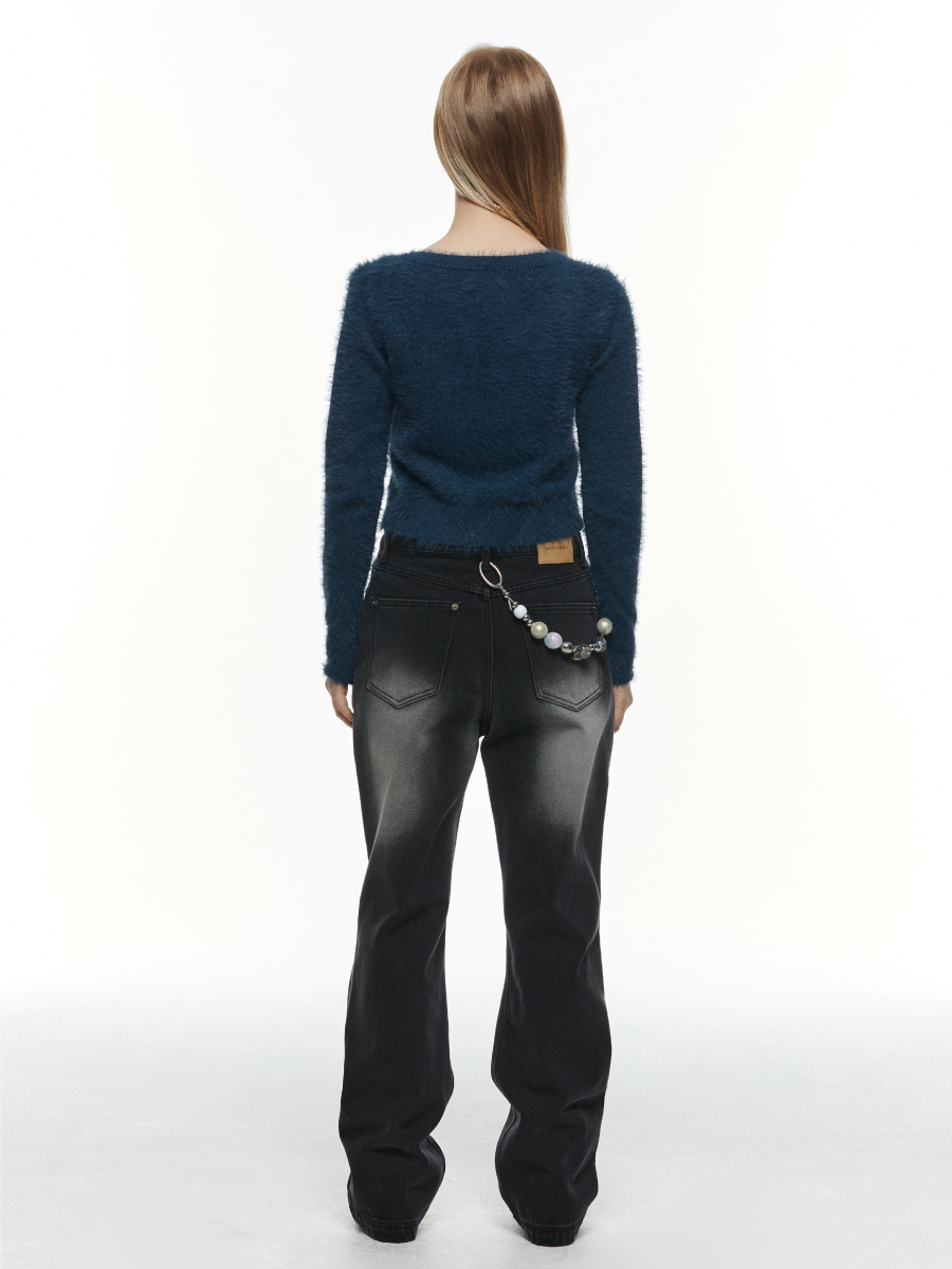 ヘアリーカーディガン (ペールブルー) | THREE TO EIGHTY | HANA(ハナ) #4