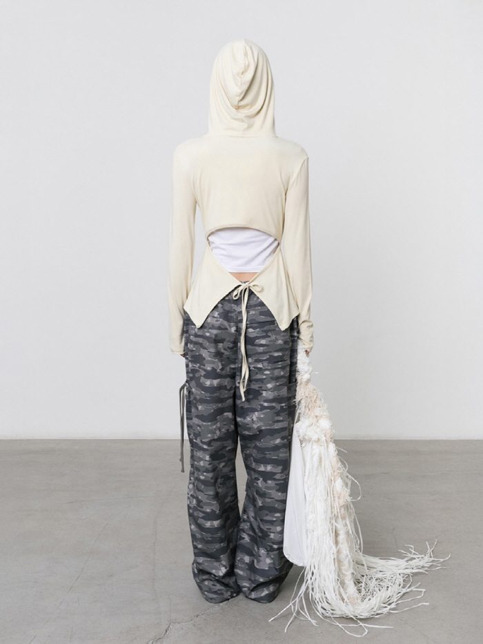 パラシュートカーゴパンツ（カーキ） | THREE TO EIGHTY | HANA(ハナ) #9