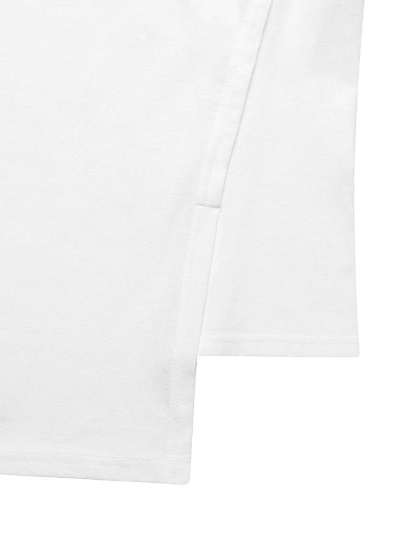 リブパネル クルーネックトップ（ホワイト） | THREE TO EIGHTY | HANA(ハナ) #5