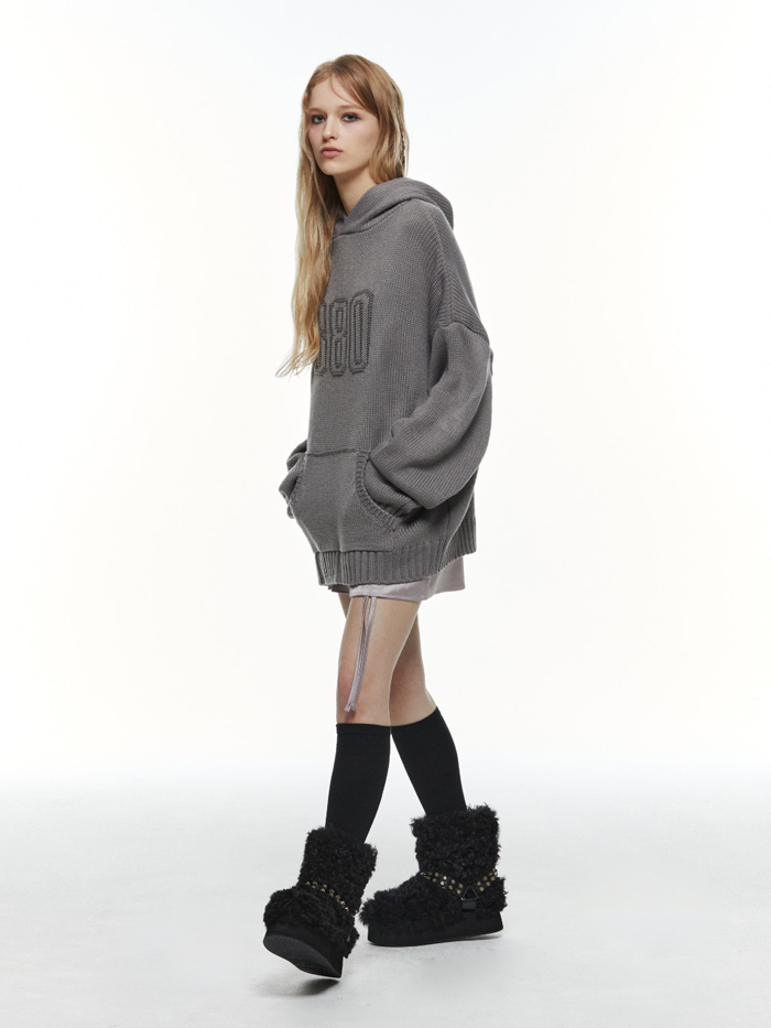 プラットフォームミドルファーブーツ（ブラック） | THREE TO EIGHTY | HANA(ハナ) #8