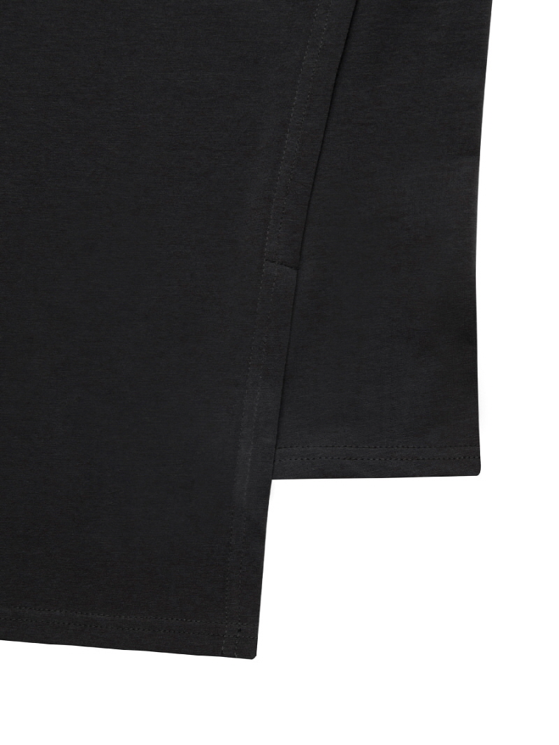 リブパネル クルーネックトップ（チャコール） | THREE TO EIGHTY | HANA(ハナ) #5