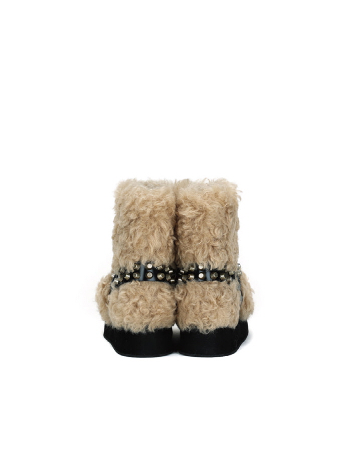 プラットフォームミドルファーブーツ（ベージュ） | THREE TO EIGHTY | HANA(ハナ) #4