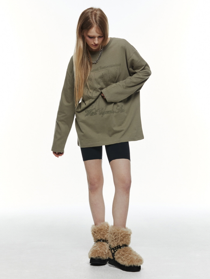 プラットフォームミドルファーブーツ（ベージュ） | THREE TO EIGHTY | HANA(ハナ) #7