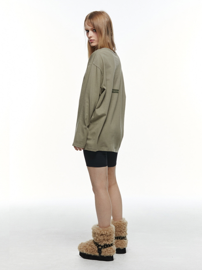 プラットフォームミドルファーブーツ（ベージュ） | THREE TO EIGHTY | HANA(ハナ) #8