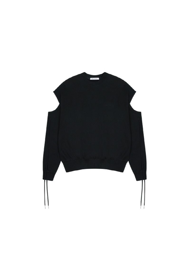 カットアウト スウェットシャツ (ブラック) | THREE TO EIGHTY | HANA(ハナ) #2
