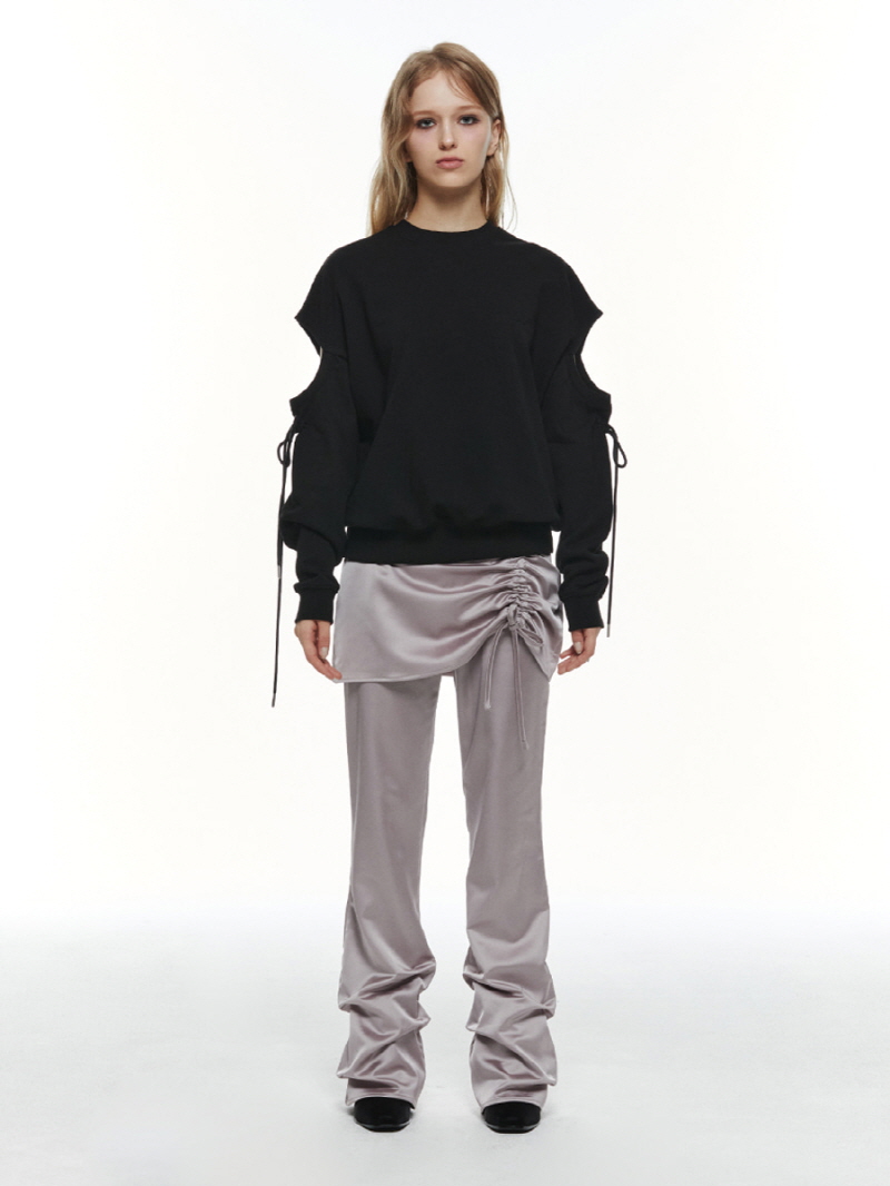 カットアウト スウェットシャツ (ブラック) | THREE TO EIGHTY | HANA(ハナ) #7