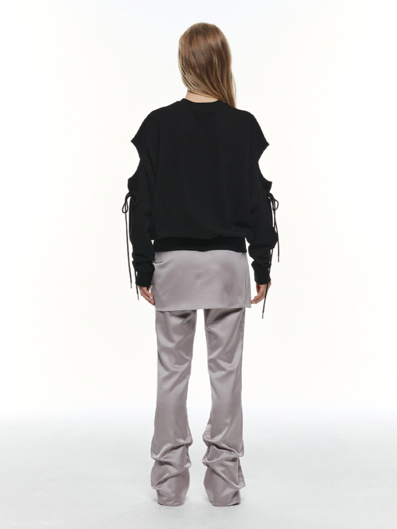 カットアウト スウェットシャツ (ブラック) | THREE TO EIGHTY | HANA(ハナ) #10