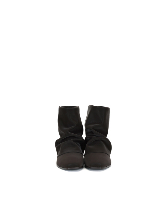 リンクルレザーブーツ（ダークブラウン）_ショート | THREE TO EIGHTY | HANA(ハナ) #3