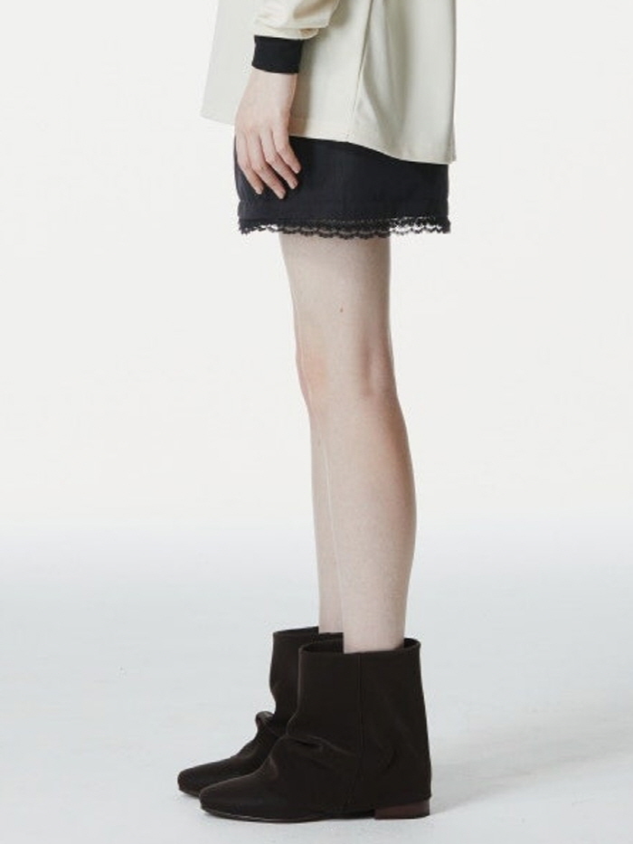 リンクルレザーブーツ（ダークブラウン）_ショート | THREE TO EIGHTY | HANA(ハナ) #9