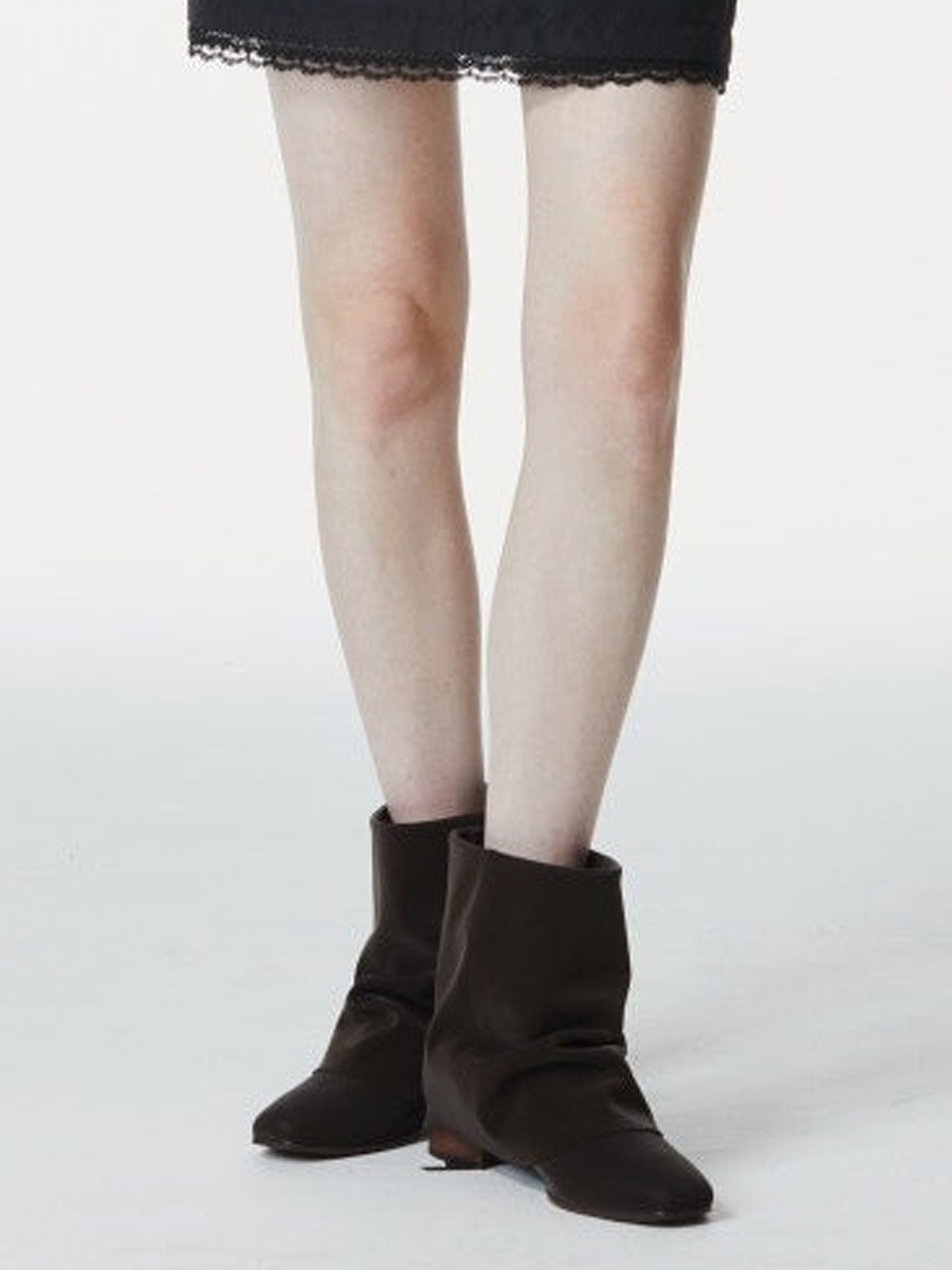 リンクルレザーブーツ（ダークブラウン）_ショート | THREE TO EIGHTY | HANA(ハナ) #10