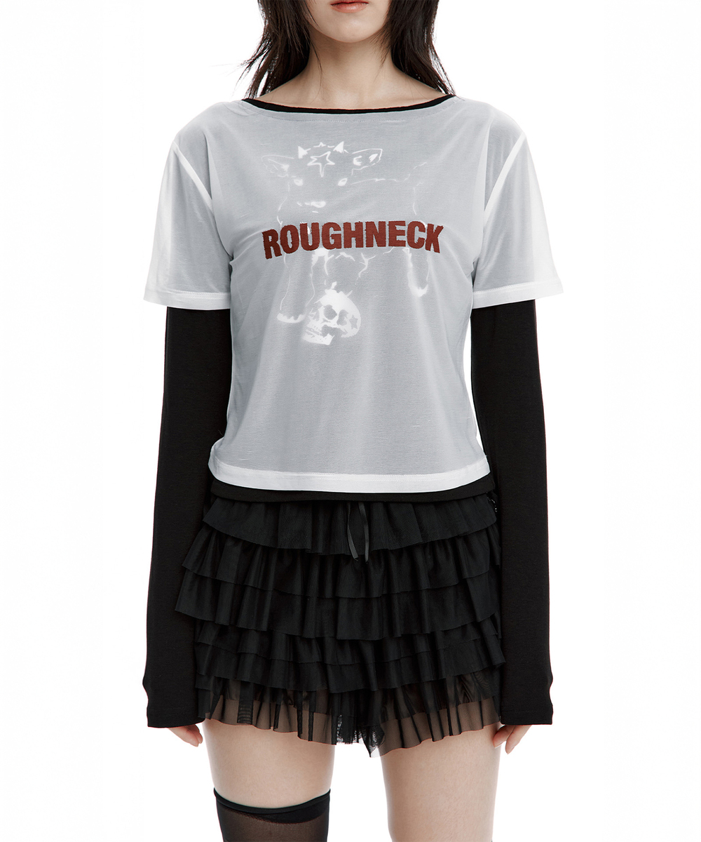 ダブルシアーロングスリーブトップ | ROUGHNECK | HANA(ハナ) #12