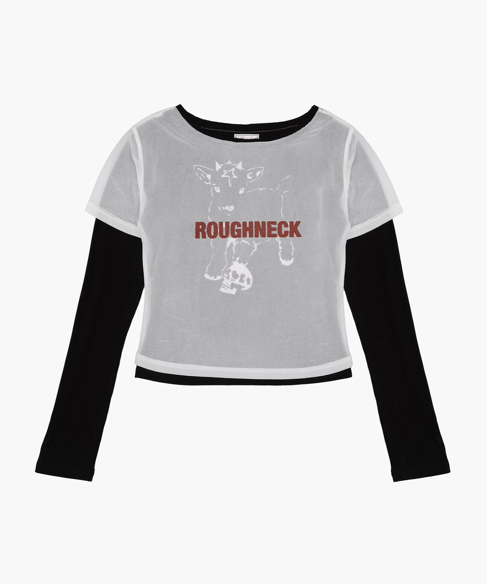 ダブルシアーロングスリーブトップ | ROUGHNECK | HANA(ハナ) #13