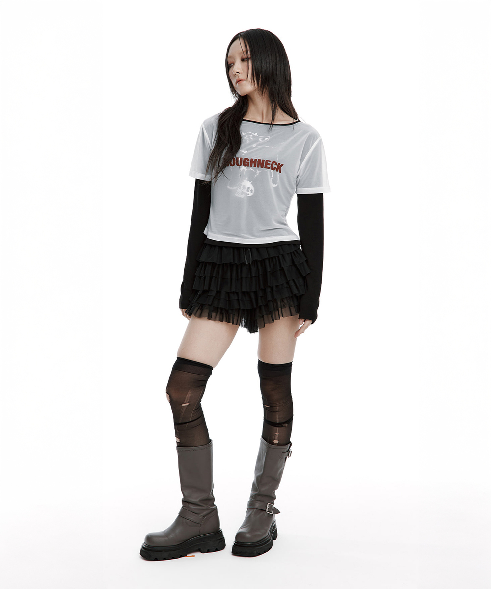 ダブルシアーロングスリーブトップ | ROUGHNECK | HANA(ハナ) #5