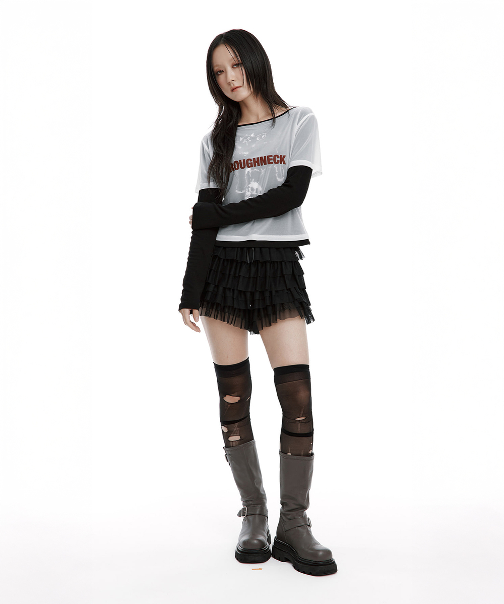 ダブルシアーロングスリーブトップ | ROUGHNECK | HANA(ハナ) #6