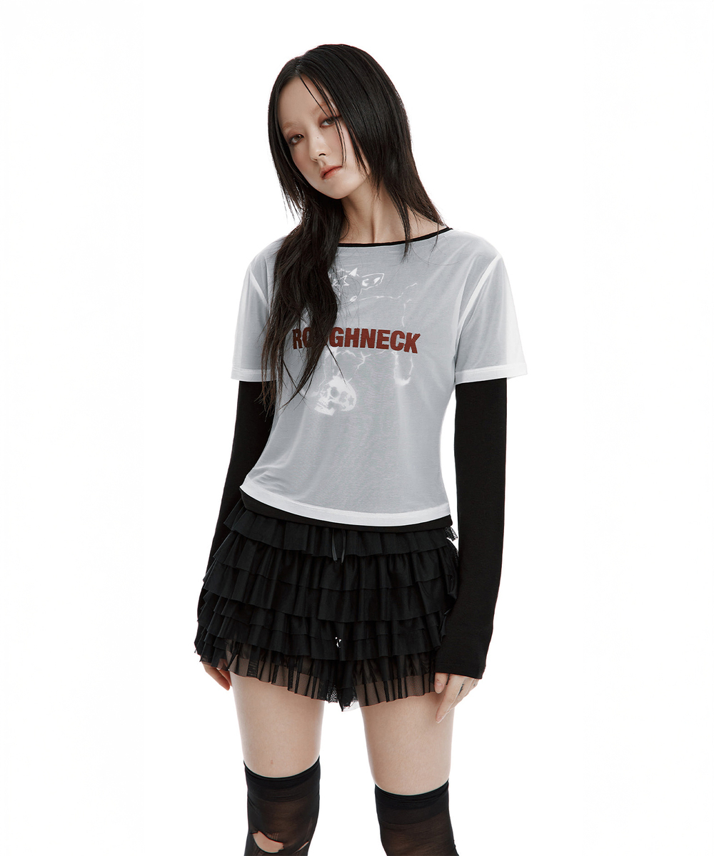 ダブルシアーロングスリーブトップ | ROUGHNECK | HANA(ハナ) #8