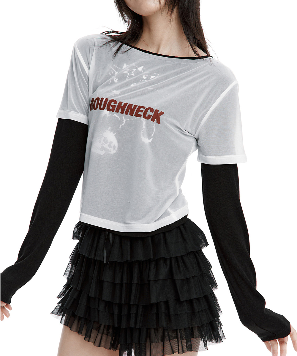 ダブルシアーロングスリーブトップ | ROUGHNECK | HANA(ハナ) #11