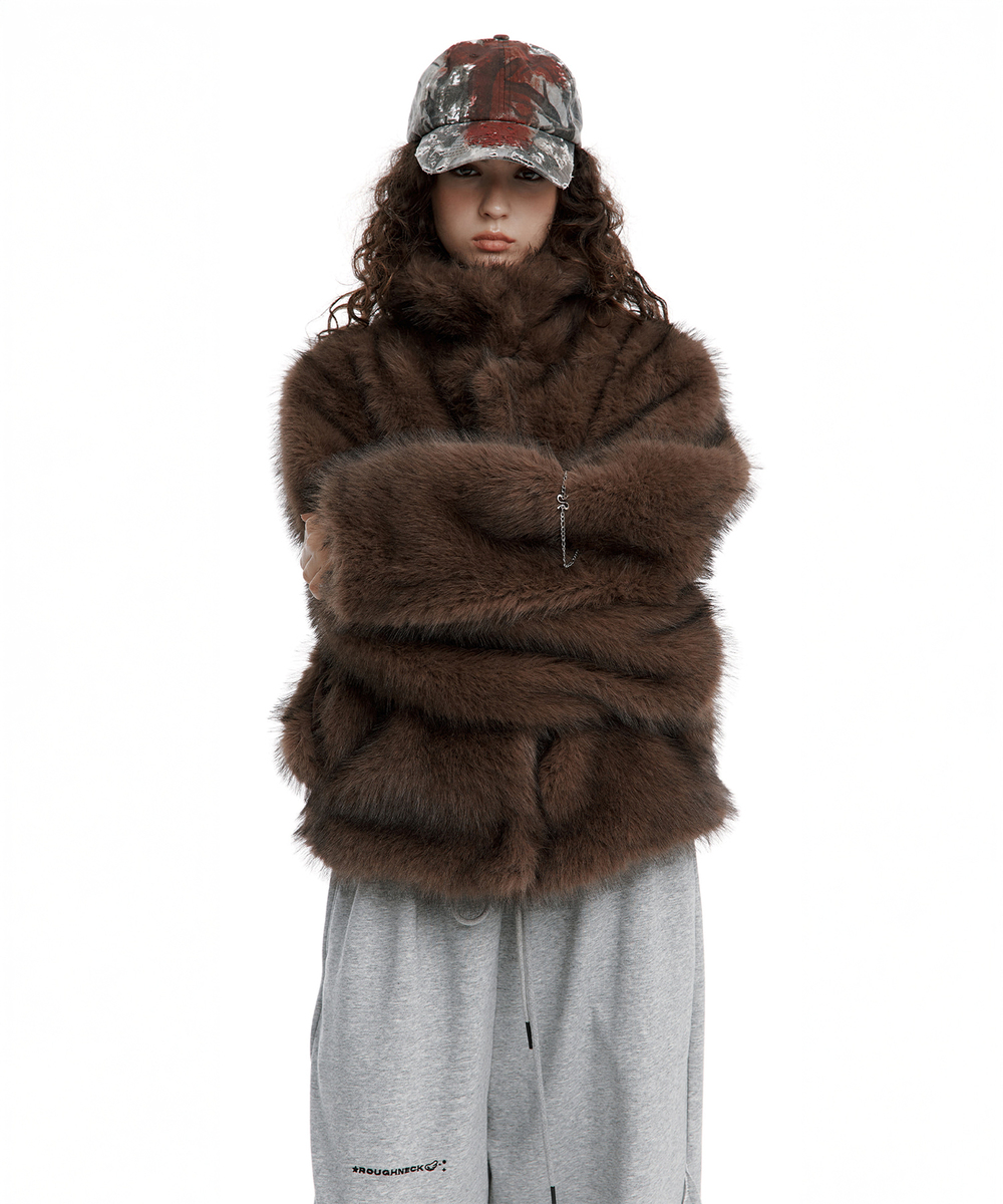 モカフェイクファージャケット | ROUGHNECK | HANA(ハナ) #19