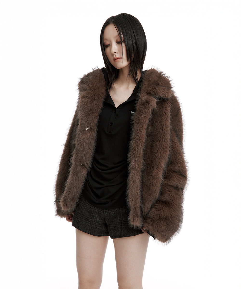 モカフェイクファージャケット | ROUGHNECK | HANA(ハナ) #12