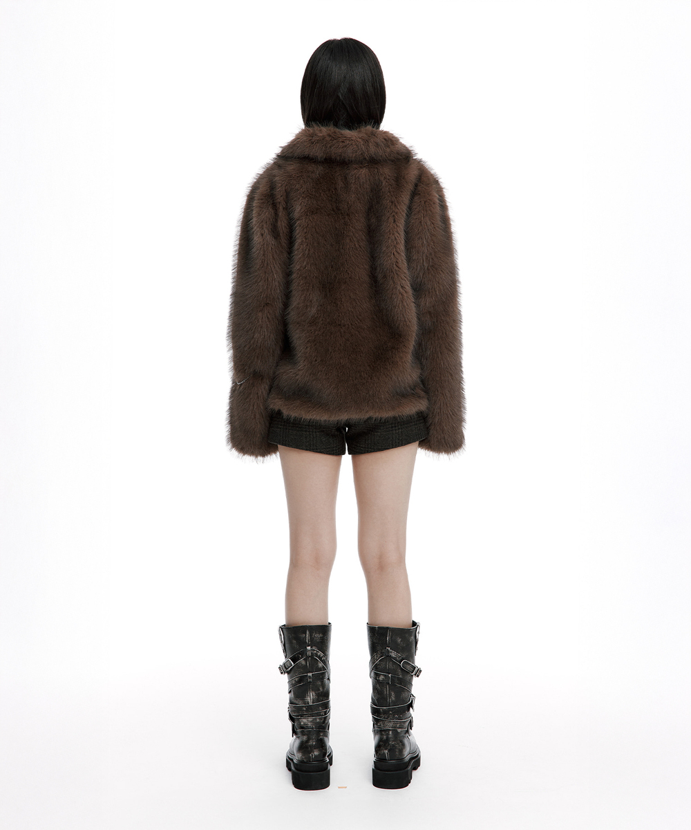 モカフェイクファージャケット | ROUGHNECK | HANA(ハナ) #4