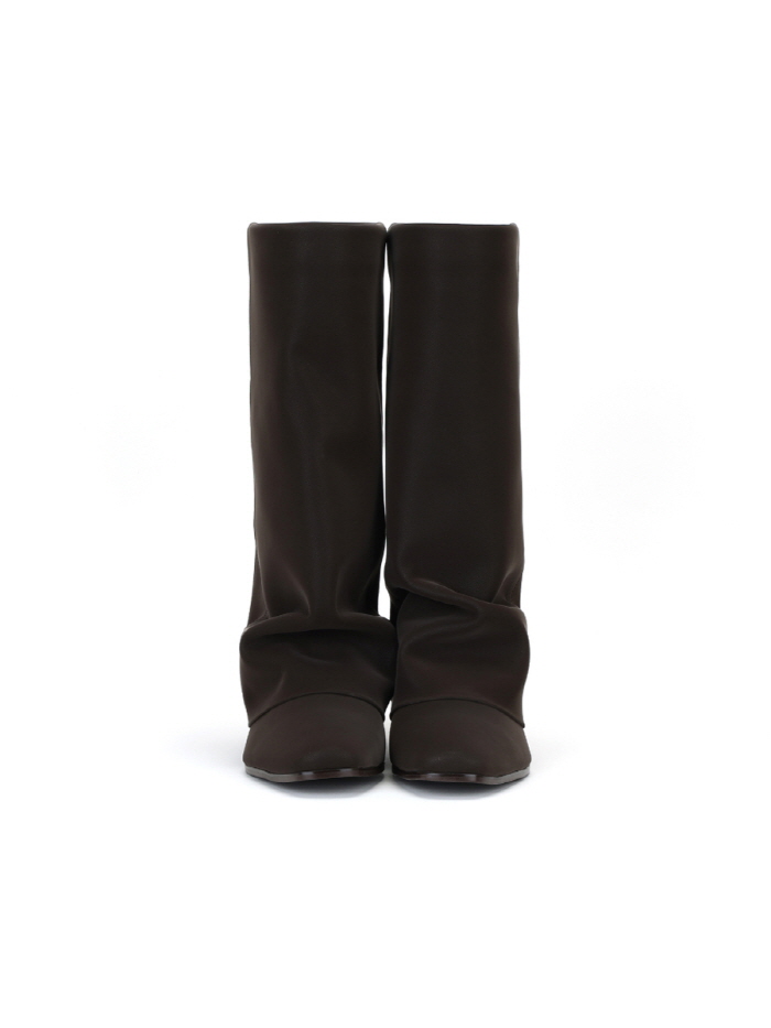 リンクルレザーブーツ（ダークブラウン） | THREE TO EIGHTY | HANA(ハナ) #3