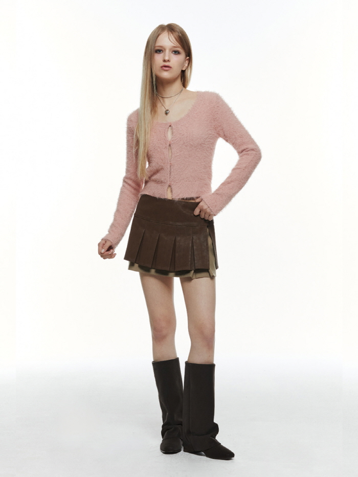 リンクルレザーブーツ（ダークブラウン） | THREE TO EIGHTY | HANA(ハナ) #8