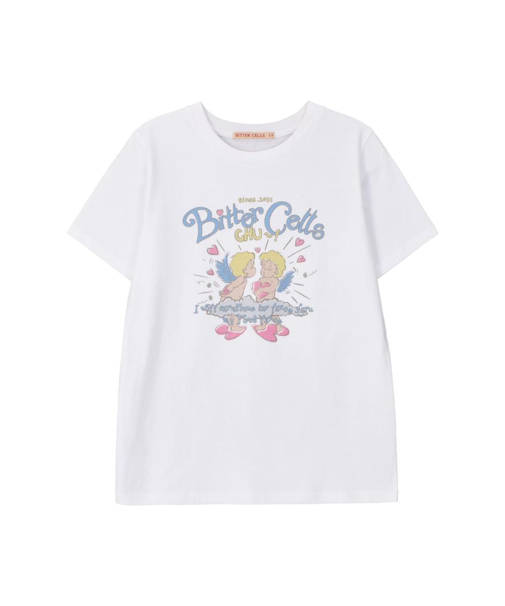 ラビングキューピッドTシャツ-ホワイト | BITTERCELLS | HANA(ハナ) #7