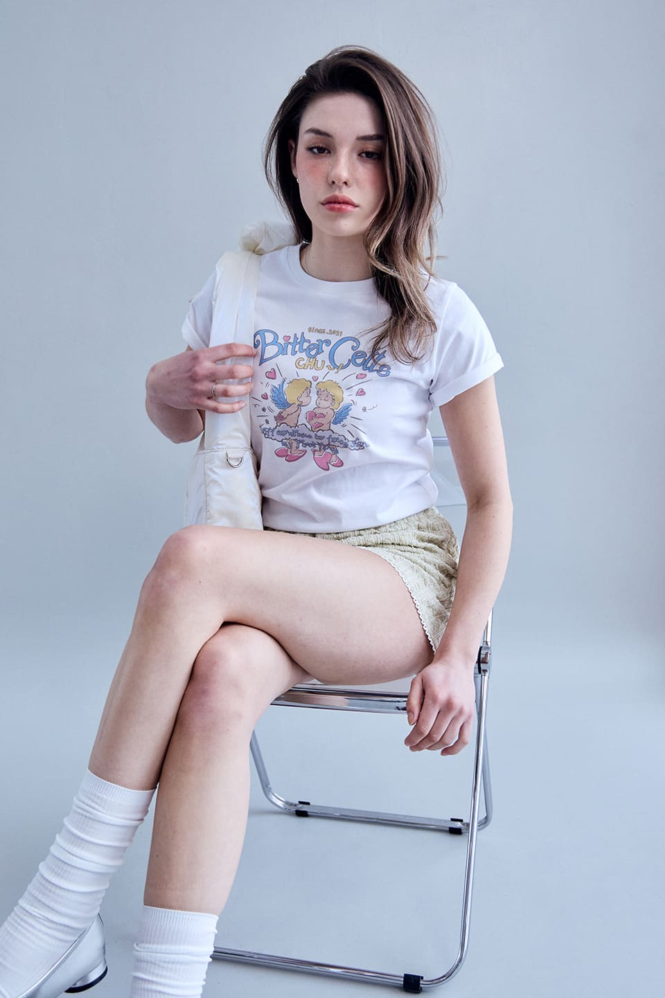 ラビングキューピッドTシャツ-ホワイト | BITTERCELLS | HANA(ハナ) #2