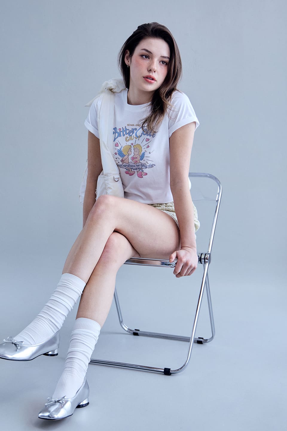 ラビングキューピッドTシャツ-ホワイト | BITTERCELLS | HANA(ハナ) #4