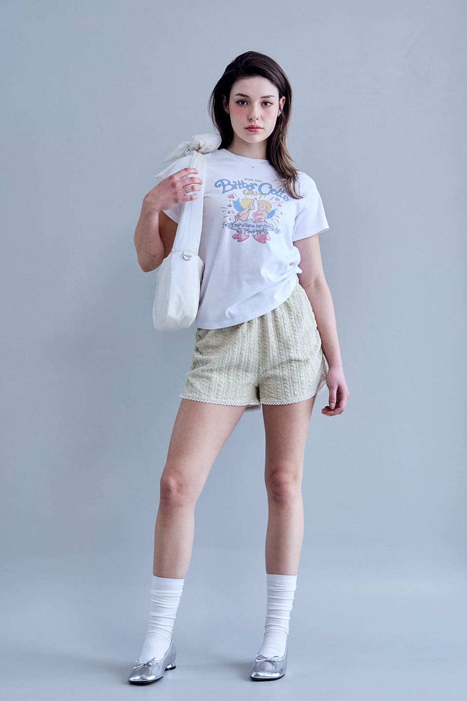 ラビングキューピッドTシャツ-ホワイト | BITTERCELLS | HANA(ハナ) #5