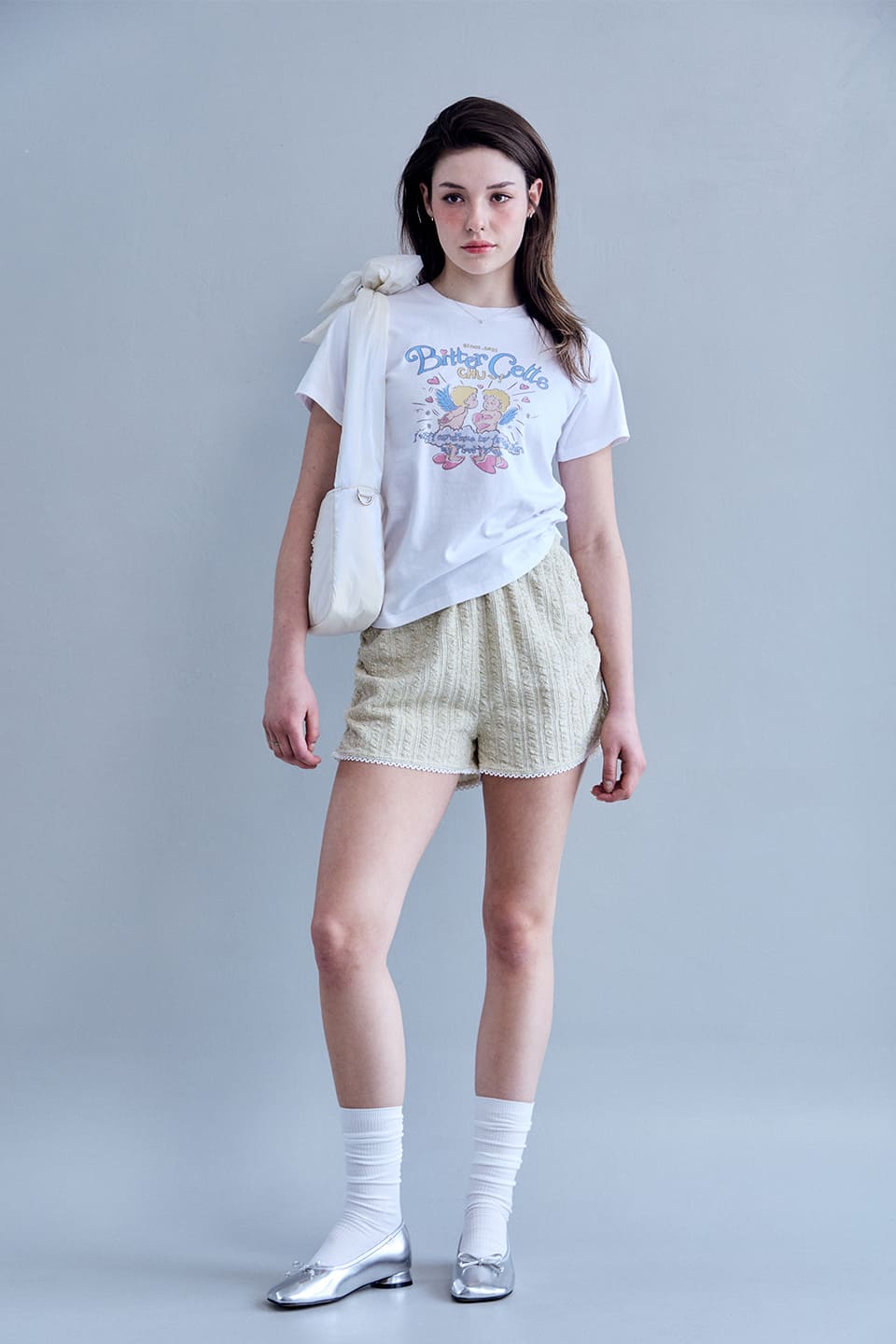 ラビングキューピッドTシャツ-ホワイト | BITTERCELLS | HANA(ハナ) #6