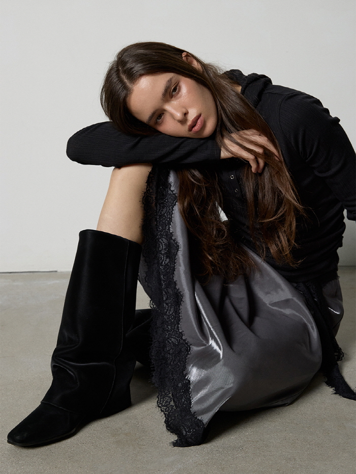 リンクルレザーブーツ（ブラック） | THREE TO EIGHTY | HANA(ハナ) #7