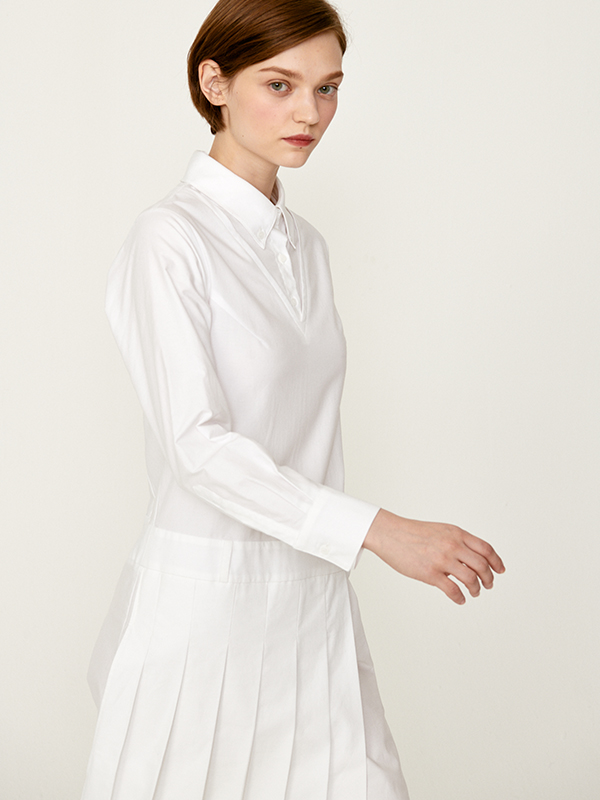 オックスフォードシャツドレス（ホワイト） | PHILOCALY | HANA(ハナ) #5